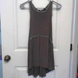 Olive Babydoll Tunic